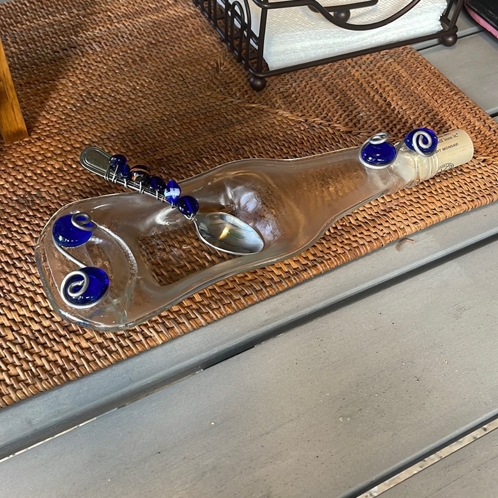 Flat Wine Bottle Dip Set